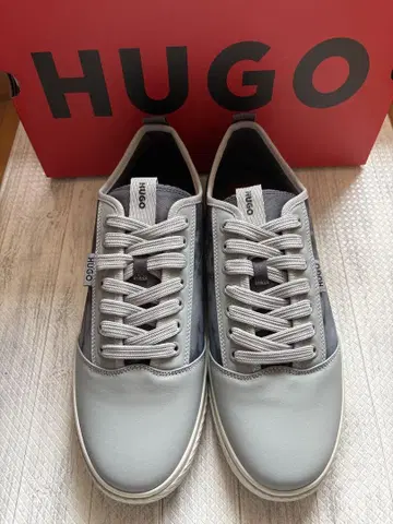 HUGO 스니커즈 시즌 프린트 남성용 새상품 EU44 벌커나이즈