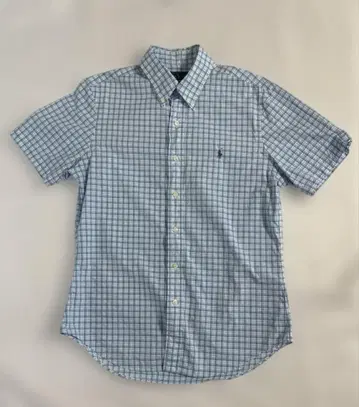 Ralph Lauren 체크 무늬 반팔 셔츠 M
