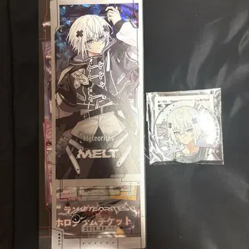 메테오라 부도칸 굿즈 클리어 홀로그램 티켓 멜트