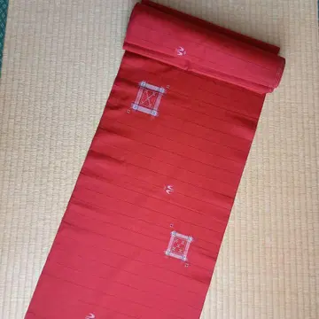 기모노 옷감 류큐 가스리 순수 실크