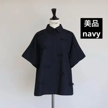 [새상품급] 집소피아 Good Luck Blouse 네이비