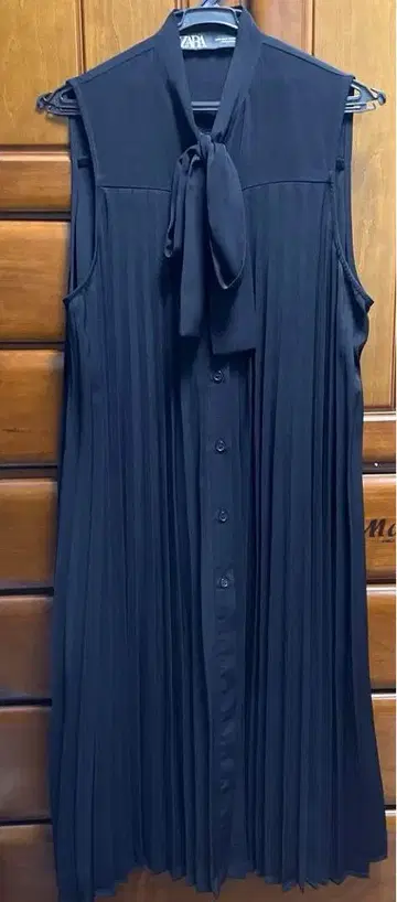 ZARA 자라 플리츠 원피스 블랙