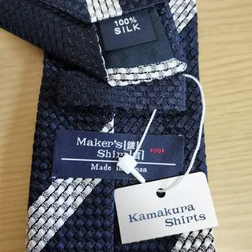 새상품 메이커즈 셔츠 가마쿠라 넥타이