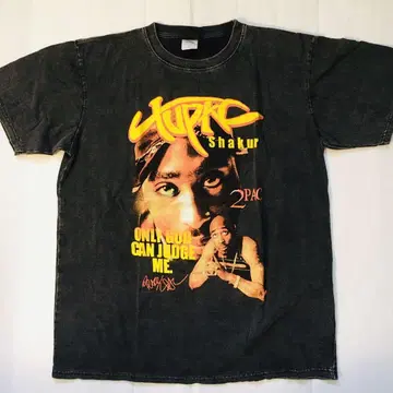 투팍 2pac L 래퍼 티셔츠.
