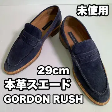 미사용급 빅사이즈 천연 가죽 스웨이드 로퍼 코인 로퍼 29cm
