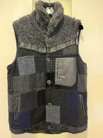 SLOWGUN 슬로우건 패치워크 보아 베스트