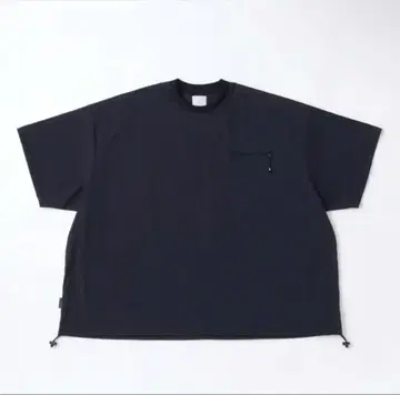 S.F.C TECH POCKET NYLON SS TEE Navy