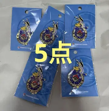 5점 포켓몬 센터 메가도쿄 미라이돈 로고 핀즈 피카츄