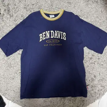 BEN DAVIS 네이비 T셔츠