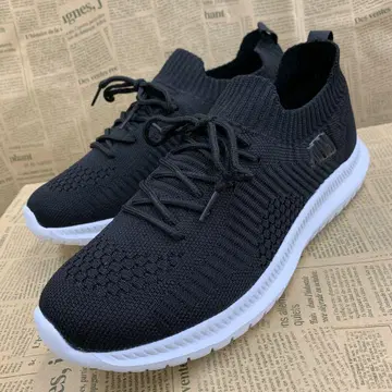 새상품 남성용 26.0cm 경량 슬립온 스포츠 스니커즈 블랙 2982