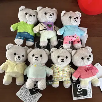 BE:FIRST 봉제 인형 7개 세트 ByeGoodBye BGB 택 포함