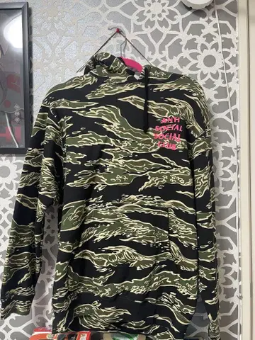 Anti social social club Tiger Camo 후드티
