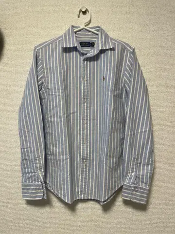 POLO RALPH LAUREN 긴팔 셔츠 청백 스트라이프