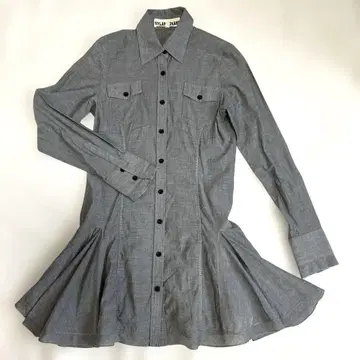 SPLASH JEANS 셔츠 원피스 튜닉 긴팔 사이즈 40 (M~L)