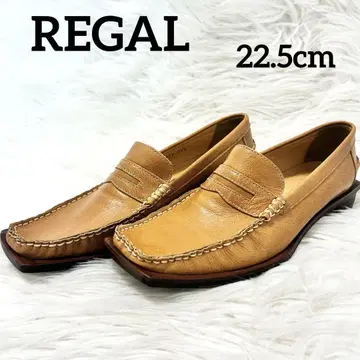 REGAL 리갈 코인 로퍼 22.5cm 카멜 브라운 가죽