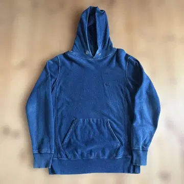 Champion 네이비 후드티 리버스 위브