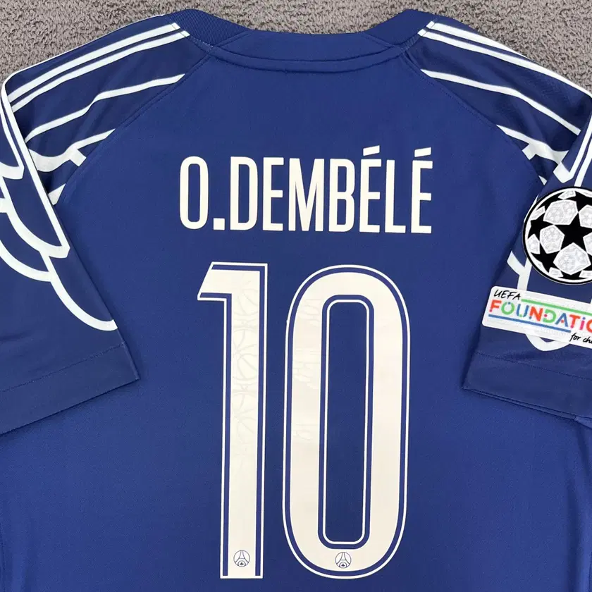 24-25 PSG PARIS O.DEMBÉLÉ ユニフォーム10番S O. Dembele # 10 PSG Paris Saint German 24 / 25 Home Nameset