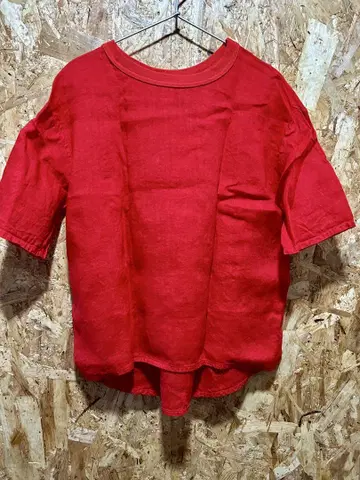 maillot 백 넥 린넨 셔츠