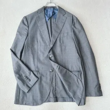 바르바 BARBA 테일러드 자켓 그레이 울 50 사이즈