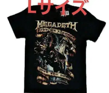 밴드 티셔츠 MEGADETH 메가데스 L 사이즈