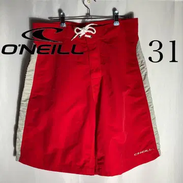 O'Neill 오닐 y2k 90s 하프 팬츠 레드 31 사이즈
