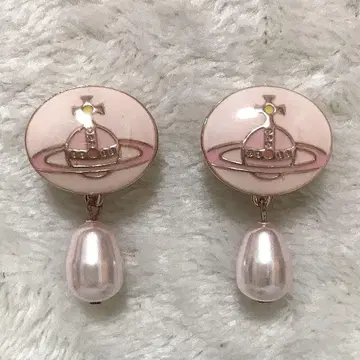 비비안 에나멜 ORB 펄 드롭 귀찌