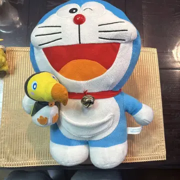 도라에몽 봉제 인형 약 30cm 방울 포함