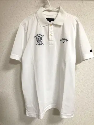 Callaway 반팔 폴로 셔츠 화이트