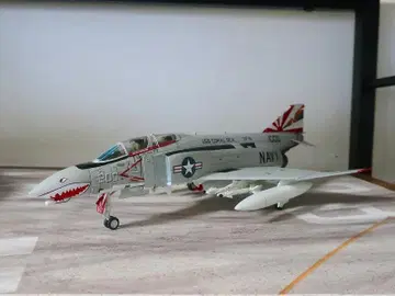 F-4 Phantom II 샤크 마우스 1/72 메탈 재질 중후한 모형