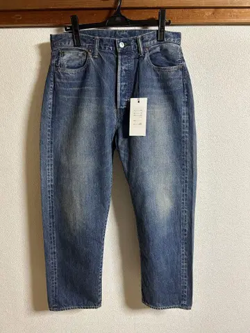 A.PRESSE washed wide denim pants 30/28