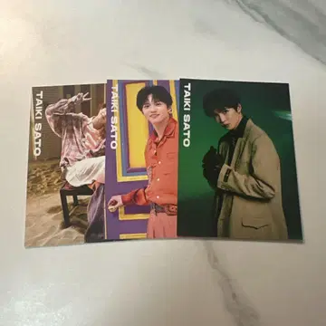 FANTASTICS 사토 다이키 트레이딩 카드