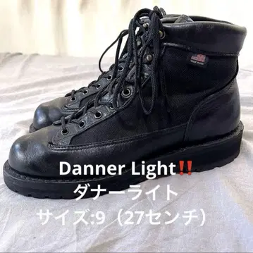 Danner Light/대너 라이트 사이즈 9/27cm 블랙