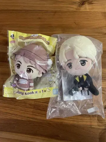 BTS Jung kook & Jimin 봉제 인형 2세트 제일복권