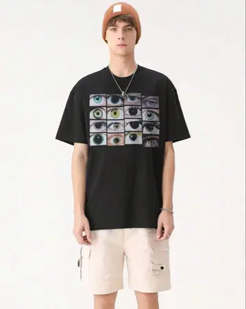 눈 디자인 T셔츠 archive graphic opium y2k