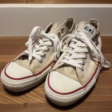 90's CONVERSE ALL STAR 베이지 스니커즈 9 하프