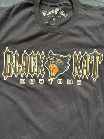 Black Kat Kustoms 티셔츠 블랙 S Mike Ness