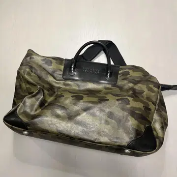 BARNEYS NEW YORK 카모플라쥬 보스턴 백