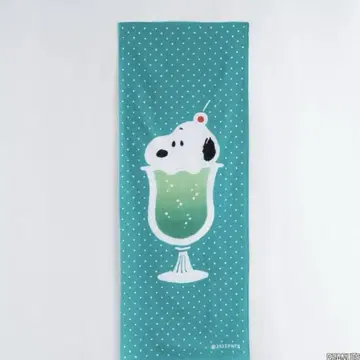 가마와누 스누피 손수건 크림 소다