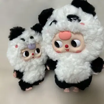 babythree 봉제 인형 팬더 모녀