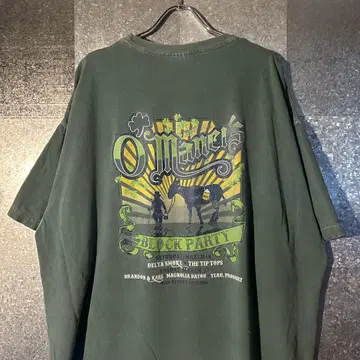 USA 구제 티셔츠 2XL 사이즈 comfort colors 그린 계열