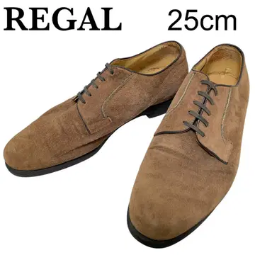 REGAL 리갈 드레스 슈즈 플레인토 스웨이드 브라운 25cm
