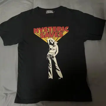 hysteric glamour 블랙 티셔츠 S