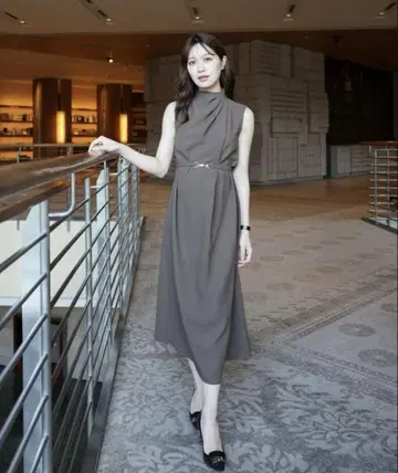 laubeblanc Belted Drape Dress