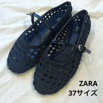 ZARA 엮음 신발 이번 시즌 인기 37 사이즈 새상품급