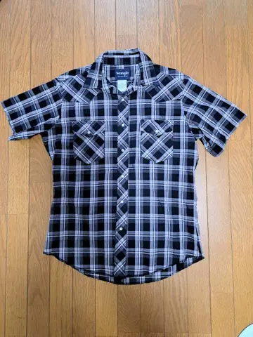 [Wrangler] 랭글러 웨스턴 셔츠 반팔 M 사이즈