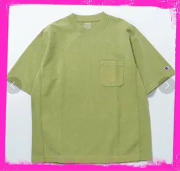 CHAMPION x ADAMETROPE 리버스 위브 포켓 티셔츠