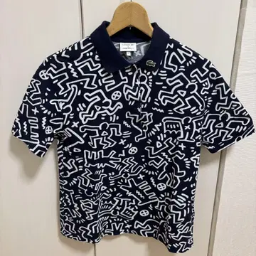 초레어 lacoste x Keith haring 피케 셔츠 올 패턴