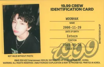 BOYNEXTDOOR WOONHAK 19.99