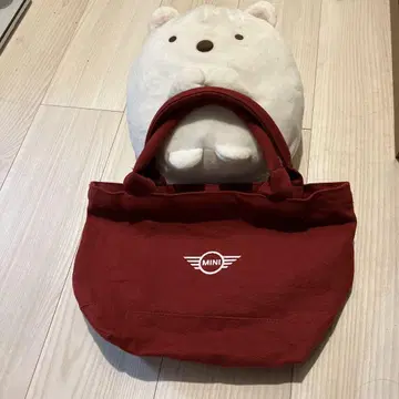 MINI 빨간색 미니 토트백
