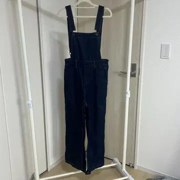 데님 살로펫 다크 블루 오버롤 올인원